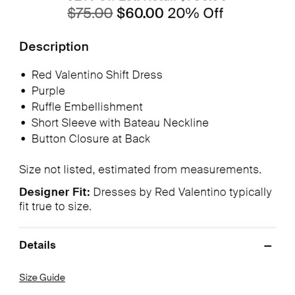 RED Valentino shift dress - Picture 4 of 4